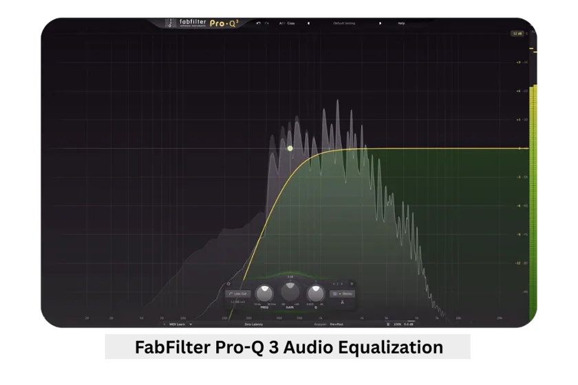 Fabfilter pro-Q 3 Audio Equalization
