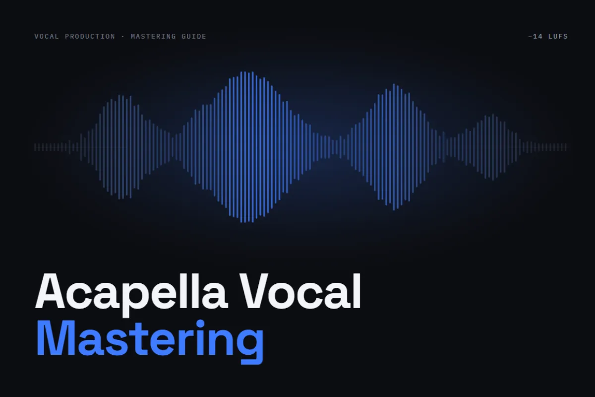 Acapella vocal mastering