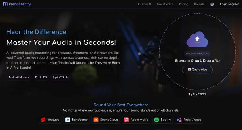 Best AI mastering software