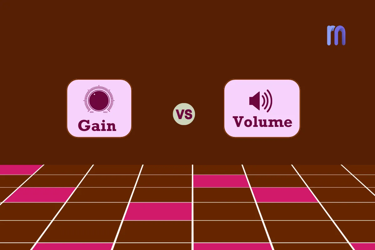 comparison between gain and volume