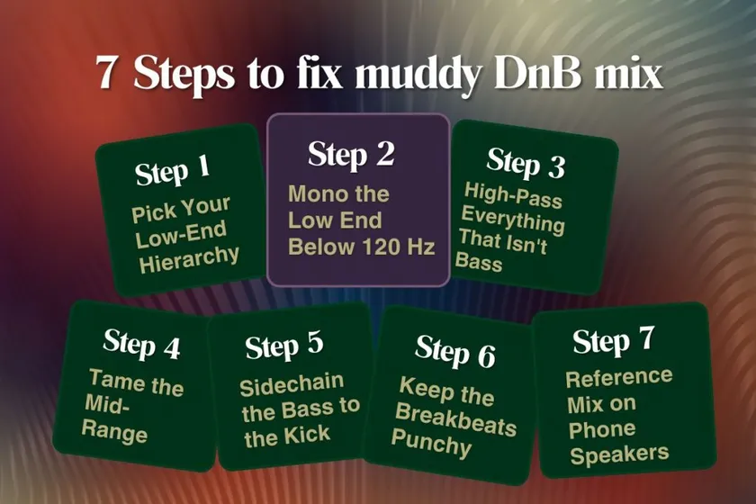7 steps to mix drum and bass 
