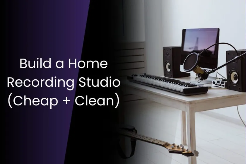 Budget Home Recording Studio Setup for Professional Audio Cover Image