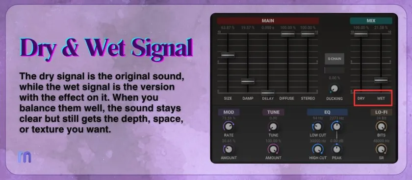 Dry vs wet signal