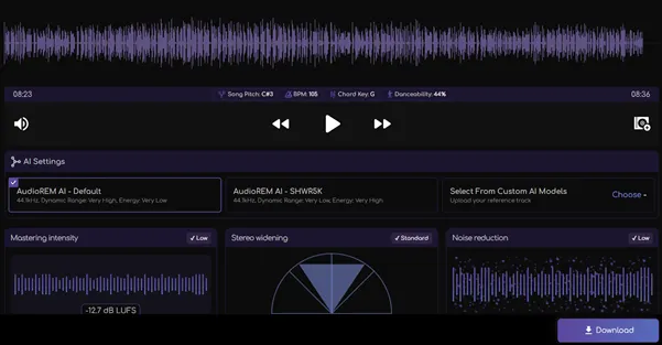 Remasterify interface