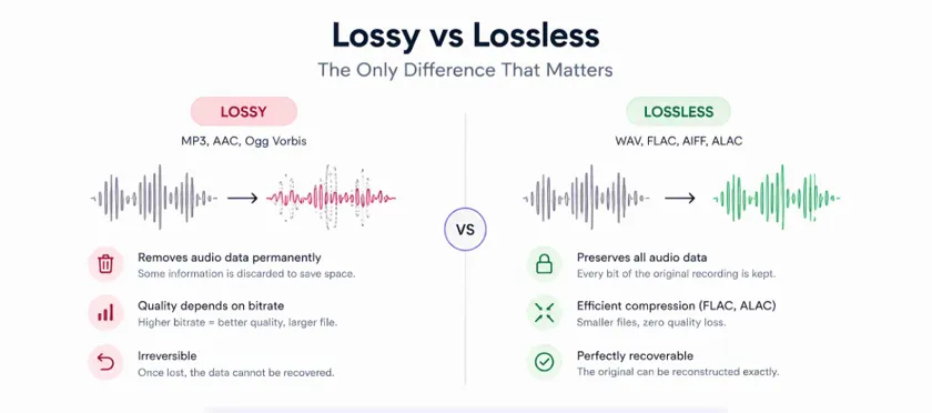 Lossy vs Lossless