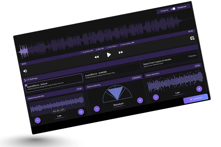 One of the best audio mastering services: Remasterify