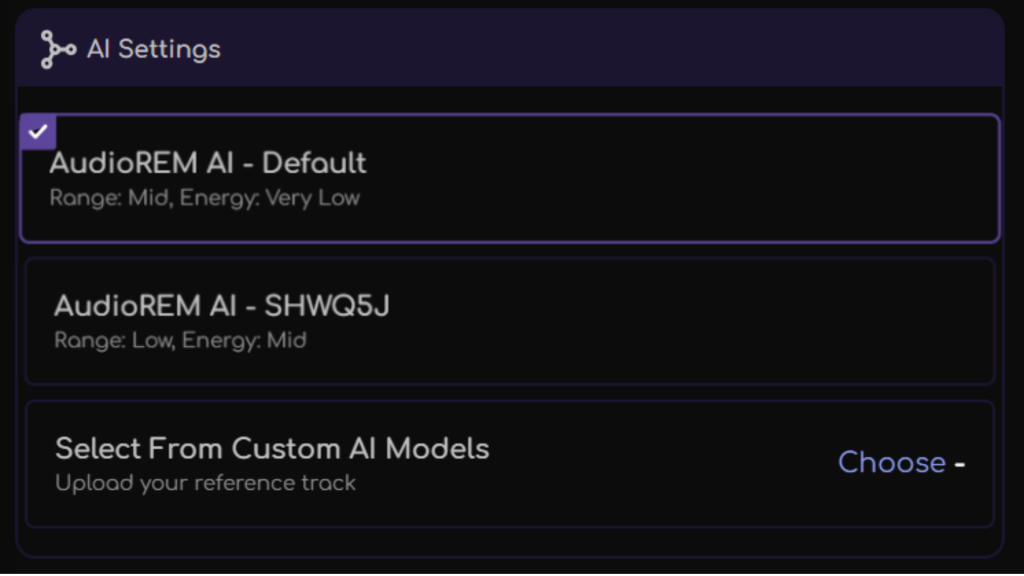 Remasterify AI mastering style