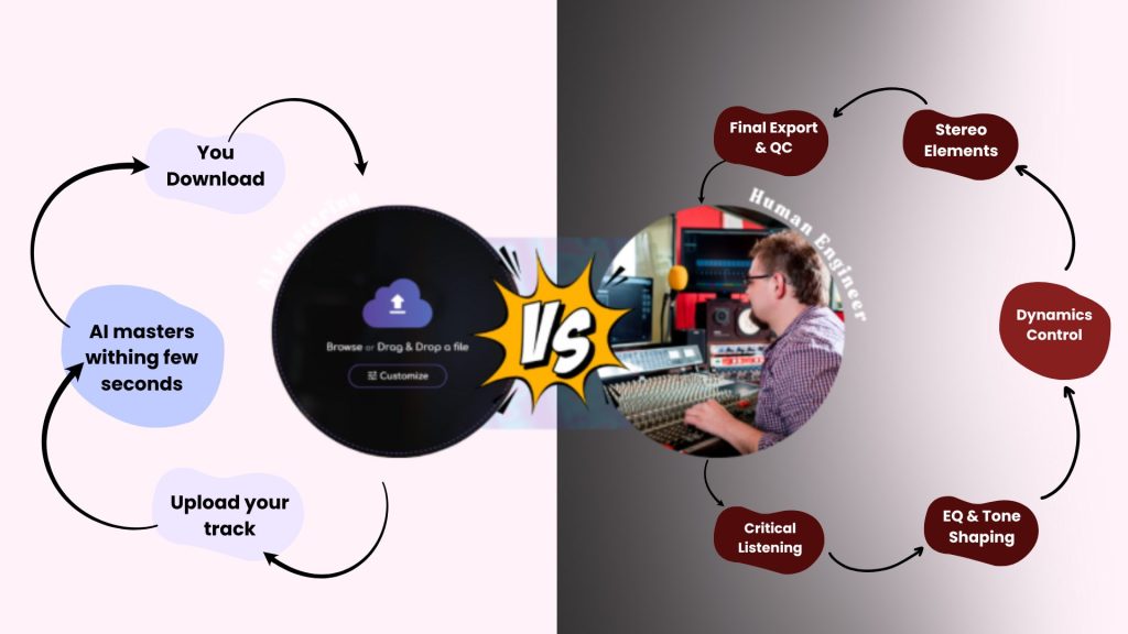 AI vs Human sound engineer