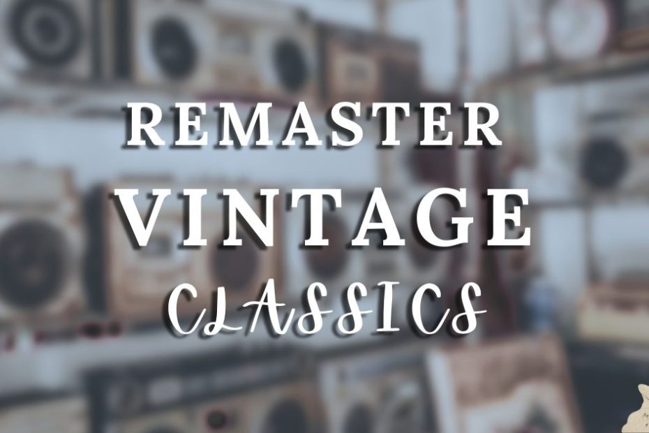 Remaster old songs cover Image