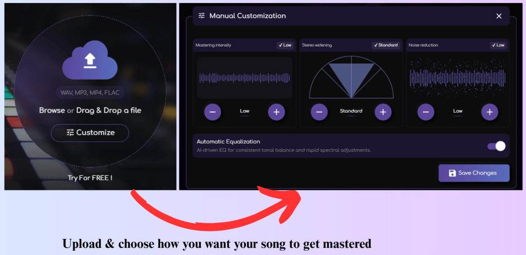 Remasterify simple interface