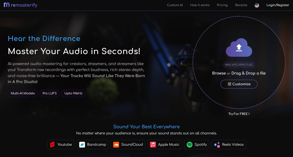 Best AI mastering software