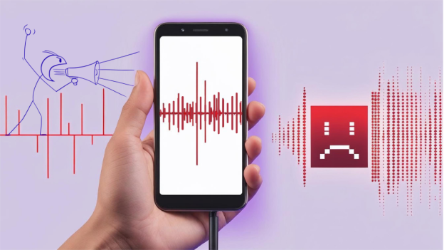 high input levels from mobile microphone