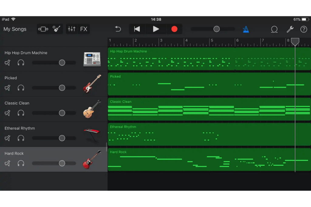 Best Free DAW #4: Garageband