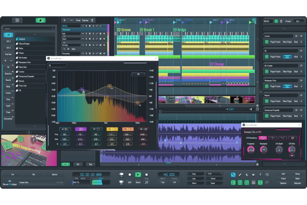 Best Free DAW #5: SoundBridge