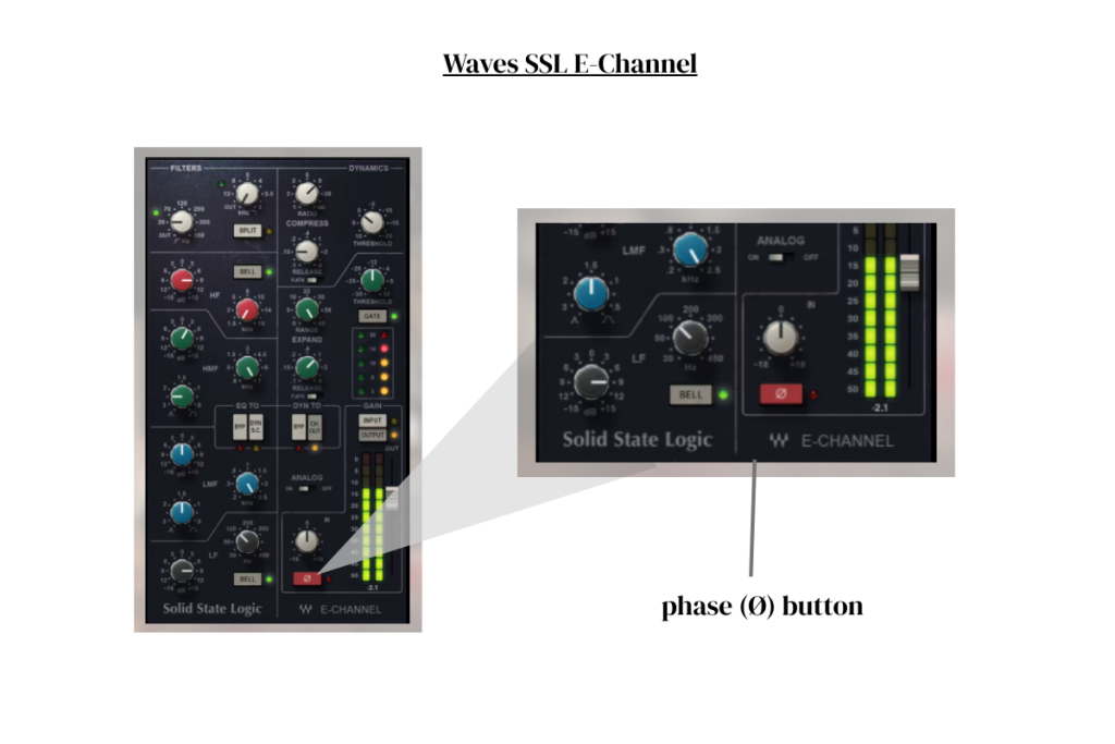 Waves SSL E-Channel - Flip the Phase