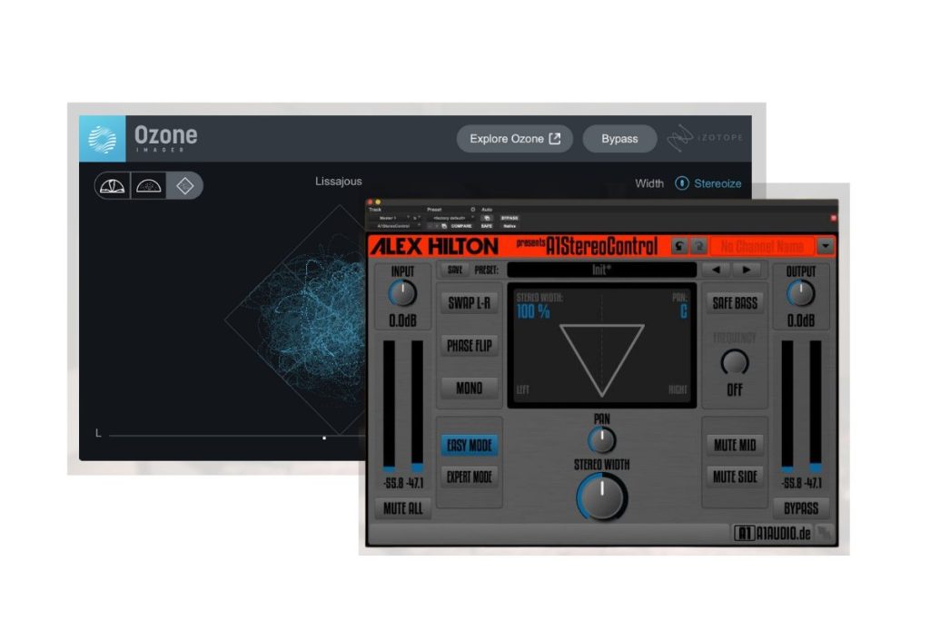 Stereo Widening Plugins - Ozone Imager and A1 Stereo Control
