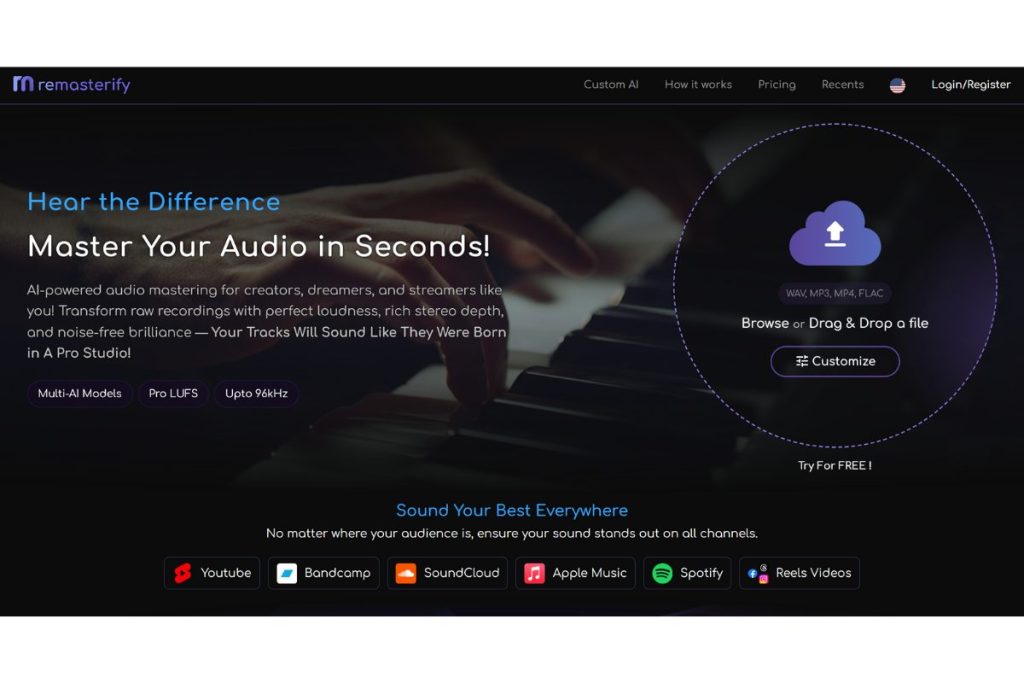 Remasterify Website