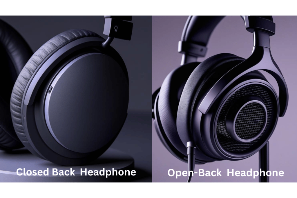 Closed-Back Headphones and Open-Back headphones