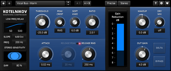 Free Mastering Tools - TDR Kotelnikov – For Compression