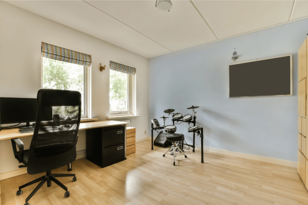 Choose the right space for your home studio.