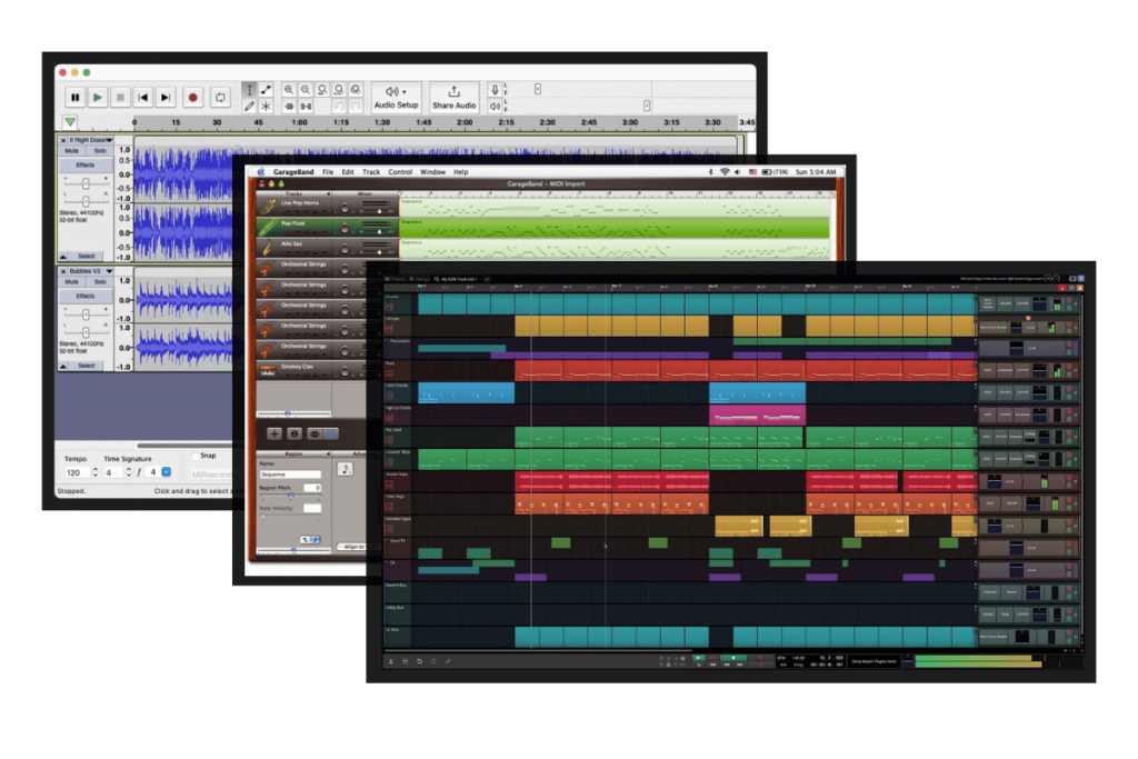 Computer + DAW (Recording Software)