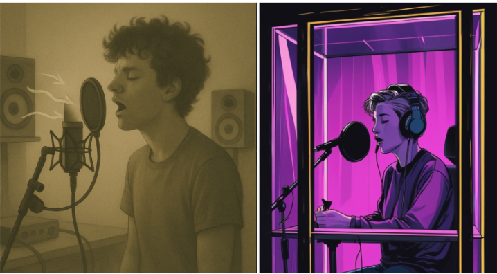 Representation of sound bleeding